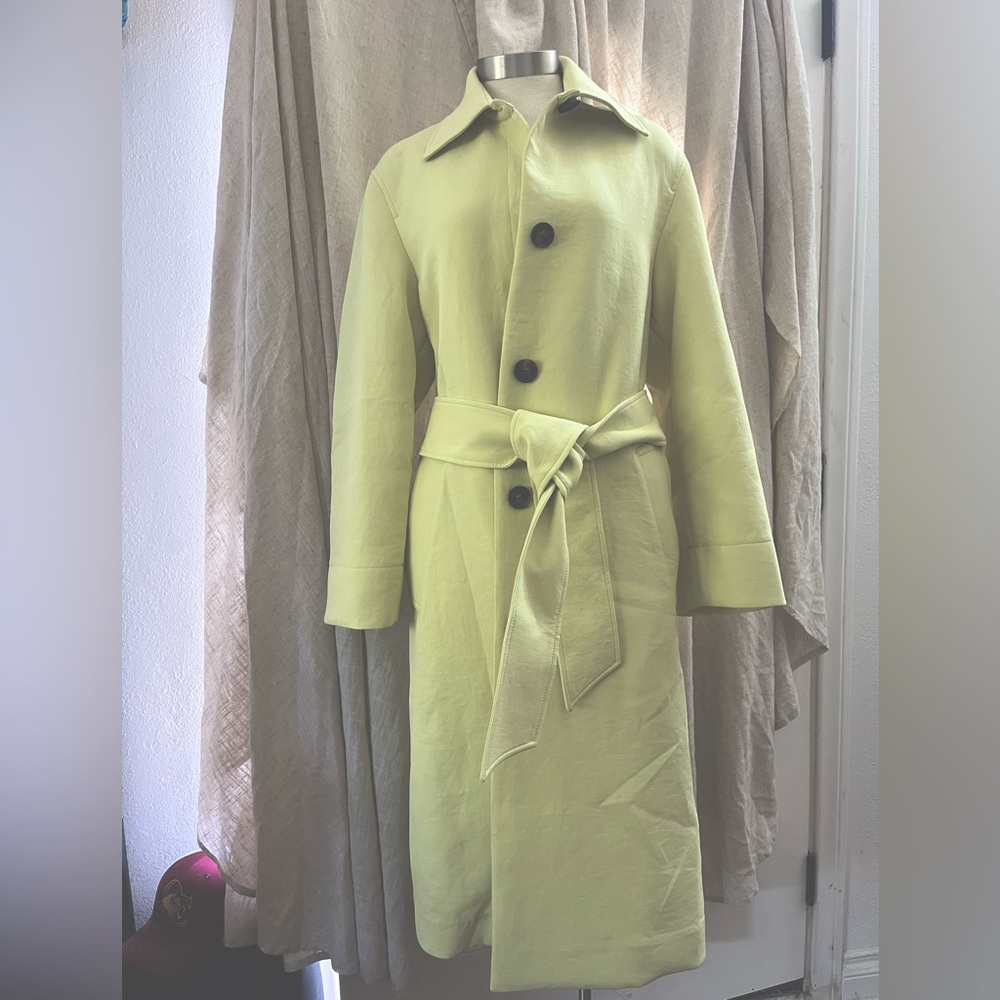 Vince Butter Cream Trench Coat